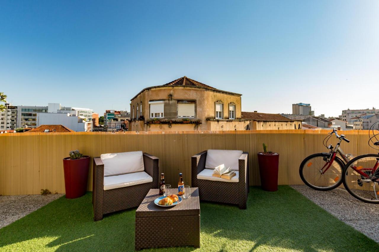 Music Relaxing Apt With Bikes, Terrace & Parking Porto Buitenkant foto