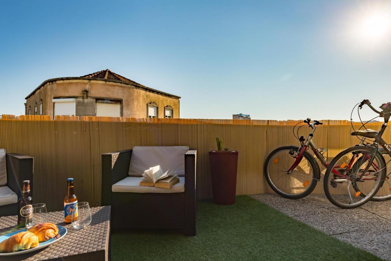 Music Relaxing Apt With Bikes, Terrace & Parking Porto Buitenkant foto